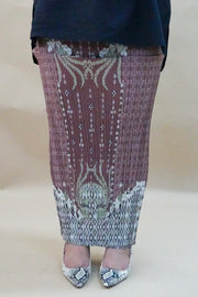Pleated Batik Skirt V2