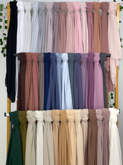 Tie-back Heavy Chiffon