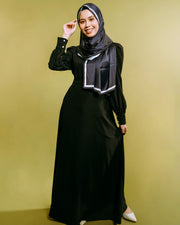 Naqiyah Square Neck Maxi Dress