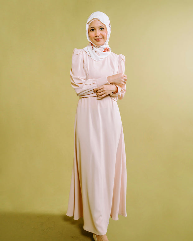 Naqiyah Square Neck Maxi Dress