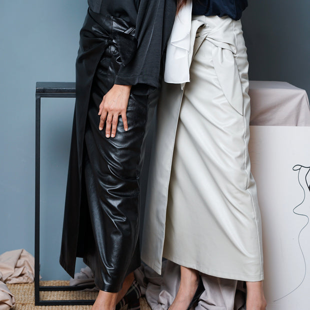 The Modest Vegan Leather Skirt