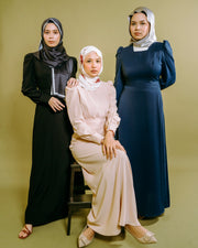 Naqiyah Square Neck Maxi Dress