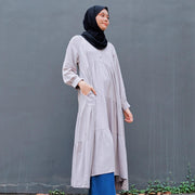 Rayon Tiered Dress