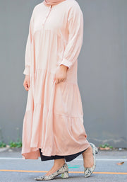 Rayon Tiered Dress