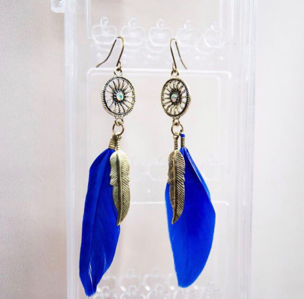 Sahir Feather Earrings